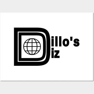 Dillo's Diz Logo Posters and Art